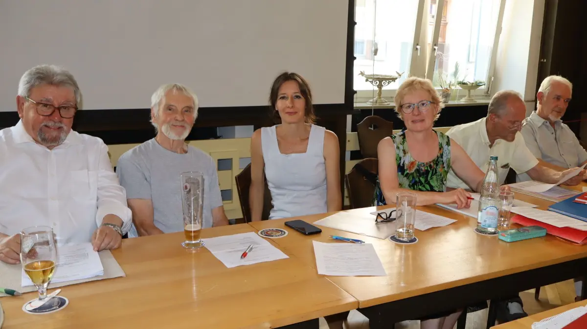 Der Vorstand des Freundeskreises Heimat- und Keramikmuseum Kandern (von links): Bernhard Winterhalter, Hermann Hakenjos, Kathryn Babeck, Karin Kühn, Helmut Gleixner und Karlheinz Beyerle