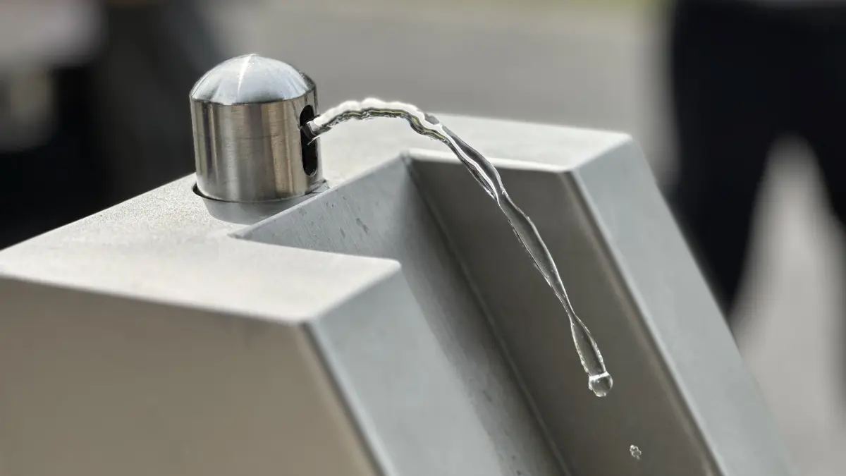 Der Trinkwasserbrunnen im Kleb in Nagold / Trinkbrunnen im Stadtpark