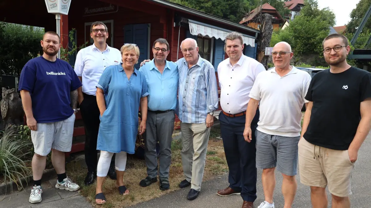 Nach Besichtigung und inhaltsreichem Abschlussgespräch mit ganz vielen Übereinstimmungen über die Zukunft von Staat und Gesellschaft.