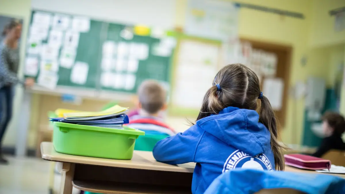 Schüler in einer Grundschule