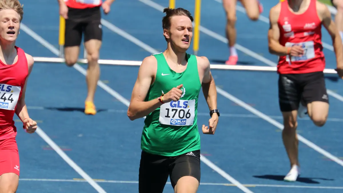Tim Rodinger verbesserte seine persönlichen Bestzeiten über 400 Meter und 400 Meter Hürden.