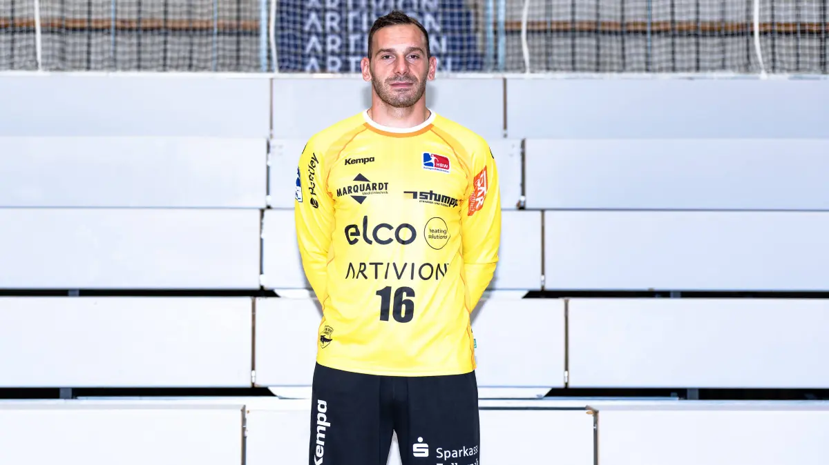 Vladimir Cupara wird in der neuen Saison das Tor des HBW Balingen-Weilstetten hüten.