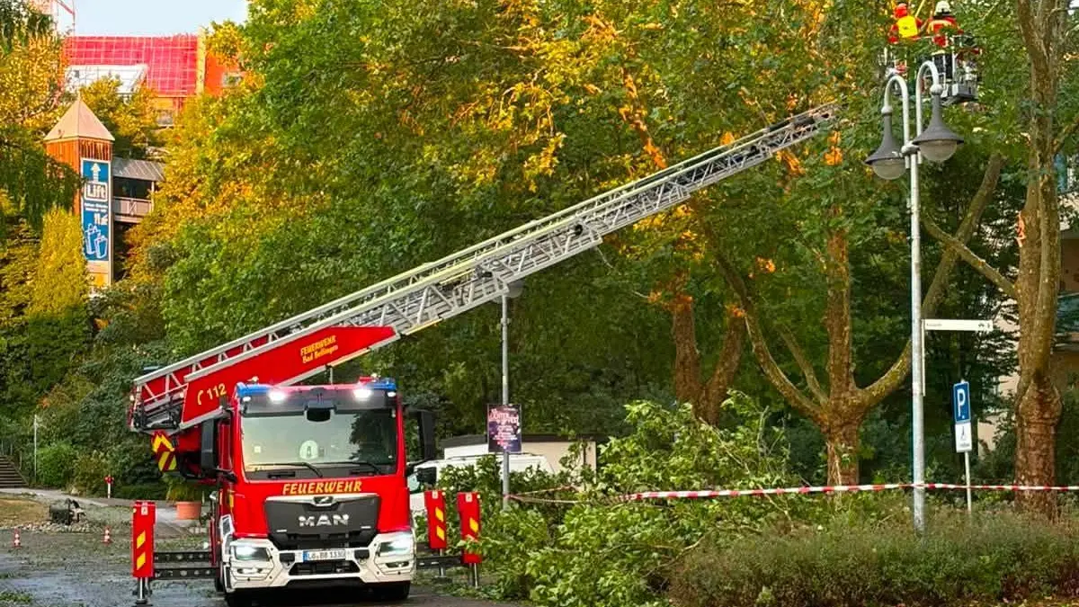 Die Feuerwehr Bad Bellingen arbeitete 23 Einsatzstellen ab.