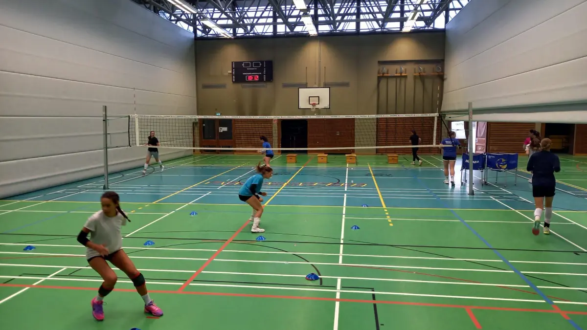 Momentan haben die Volleyballerinnen des TV Villingen auch Athletiktraining