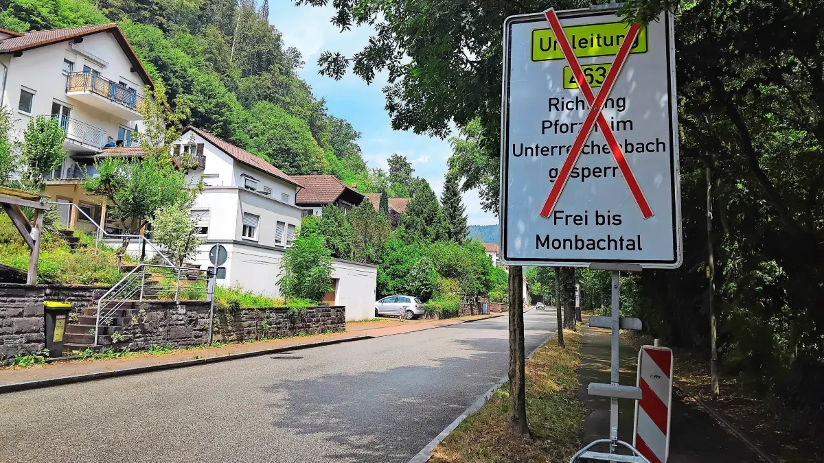 Die B463 soll in Kürze wochenlang voll gesperrt werden.