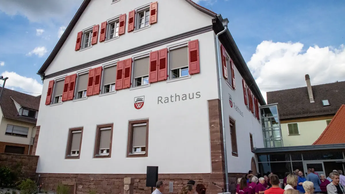 Ein Denkmal erstrahlt in neuem Glanz.