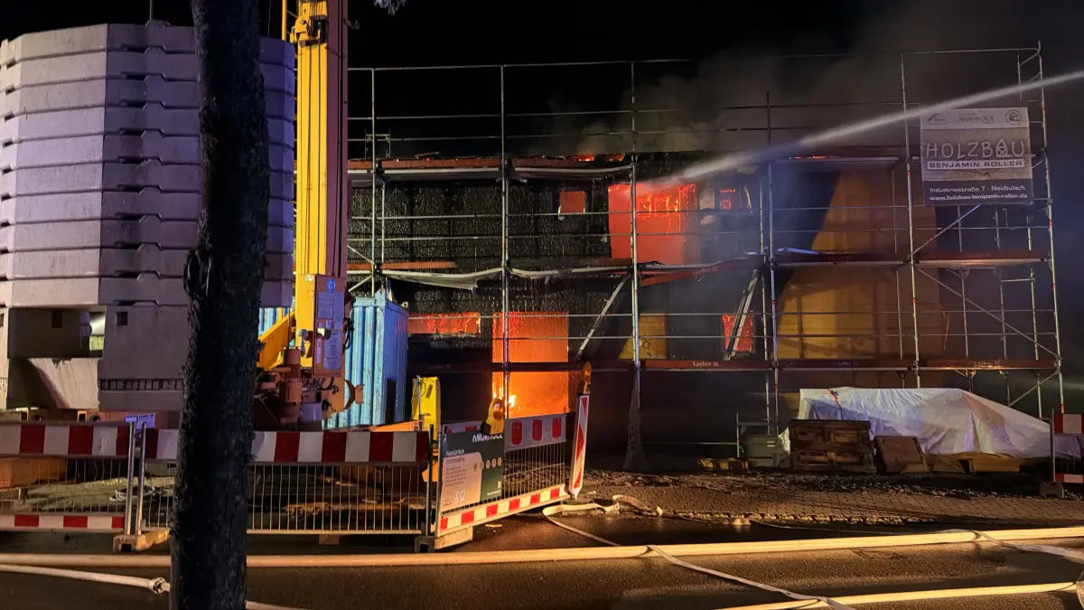 Die Feuerwehr war in der Nacht auf Samstag in Bad Dürrheim im Einsatz.