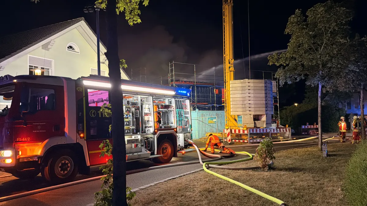 Die Feuerwehr war in der Nacht auf Samstag in Bad Dürrheim im Einsatz.