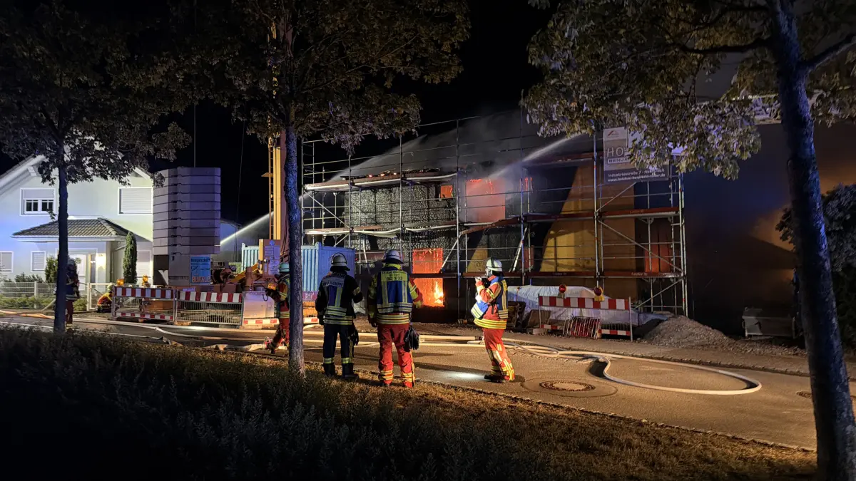 Die Feuerwehr war in der Nacht auf Samstag in Bad Dürrheim im Einsatz.