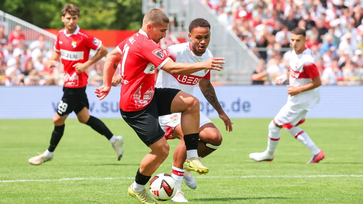 Impressionen vom VfB-Test in Balingen