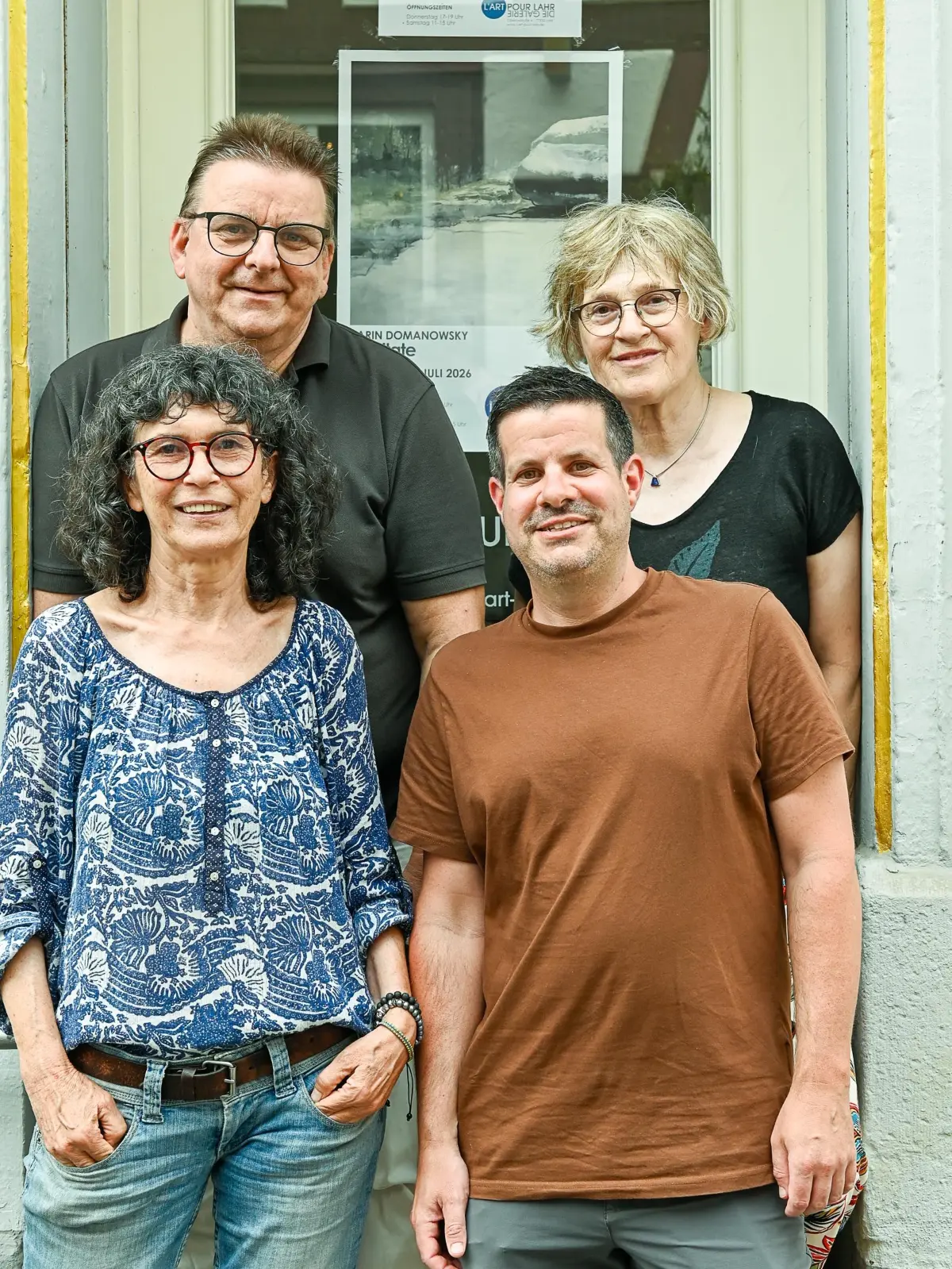 Das Orga-Team mit Michael Paul und Birgit Weber (hinten) sowie Gabriele Rauch und Felix Grundhöfer