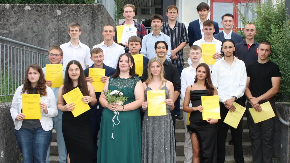 Feierlich verabschiedet wurden die Abschlussschüler der Werkrealschule Baiersbronn 