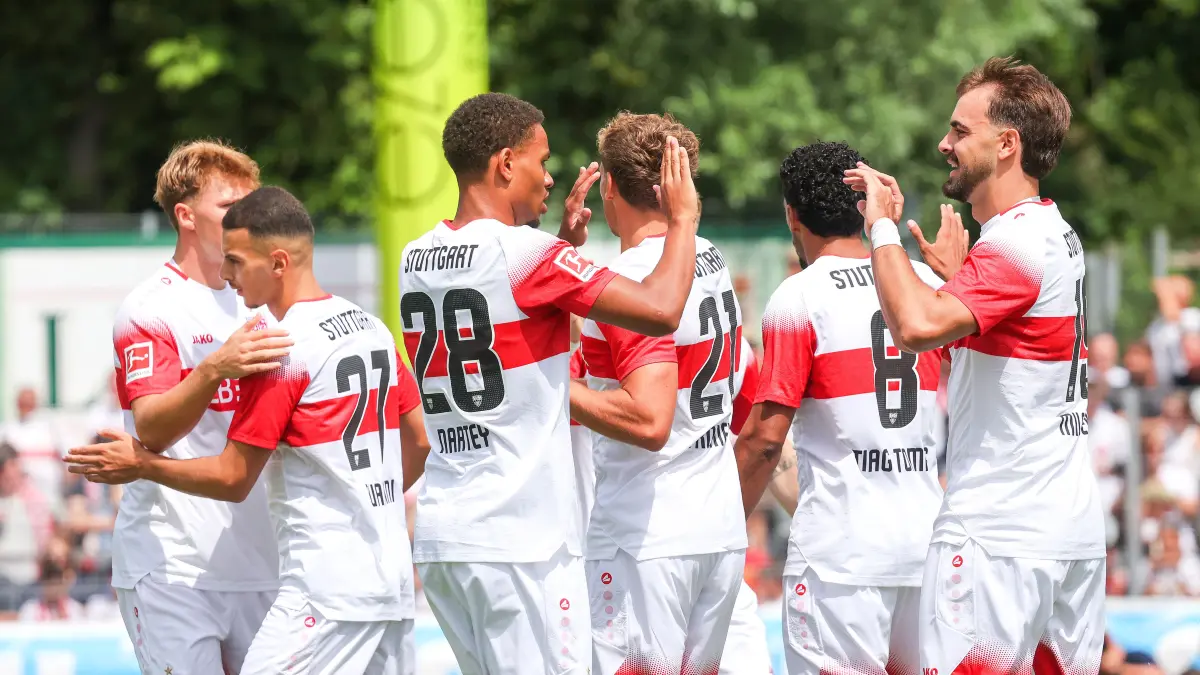 Impressionen vom VfB-Test in Balingen