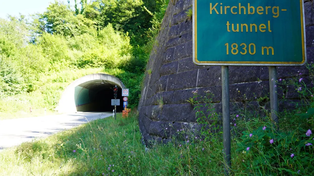 Der Kirchbergtunnel in Schiltach wird monatelang gesperrt.