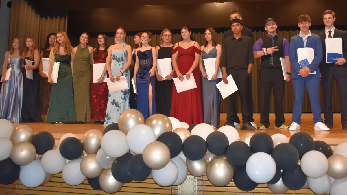 Die erfolgreichen Realschüler der Gemeinschaftsschule Eschach-Neckar.