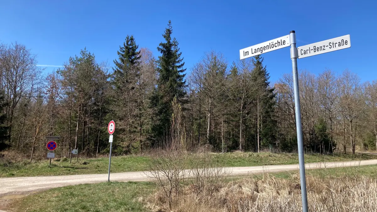 Rund 3,5 Hektar Wald im Gebiet Langenlöchle könnten für ein Recyclingwerk weichen. Eine Bürgerinitiative fordert das Prüfen von alternativen Standorten.