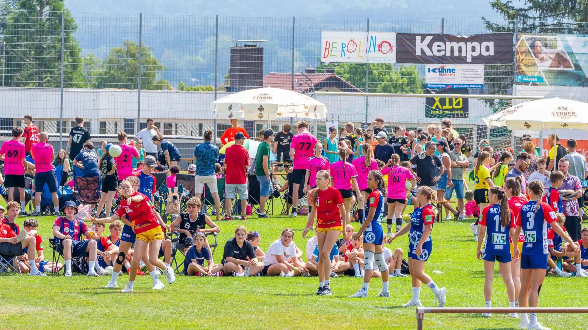 Spiele und Impressionen vom Berolino Cup 2026,
Berolino Cup 2026, Handball, 18.07.2026,
Foto: Eibner-Pressefoto/Michael Maehrle