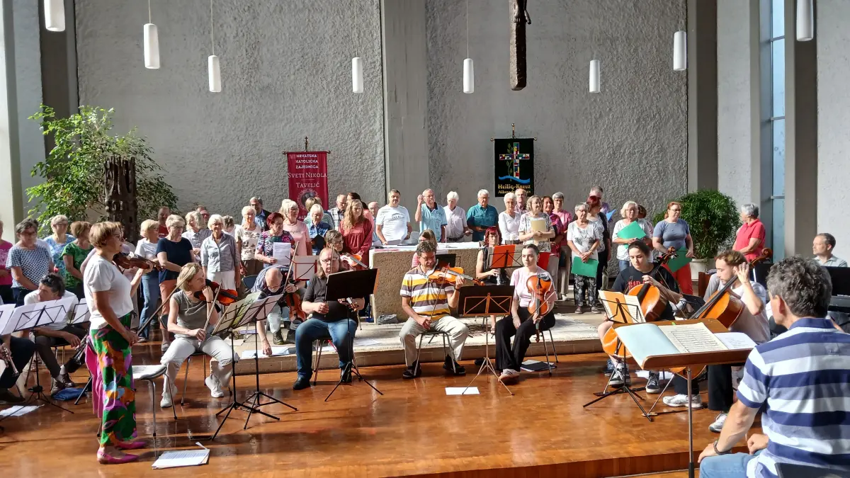 Probe für die Bach-Nacht am 25. Juli