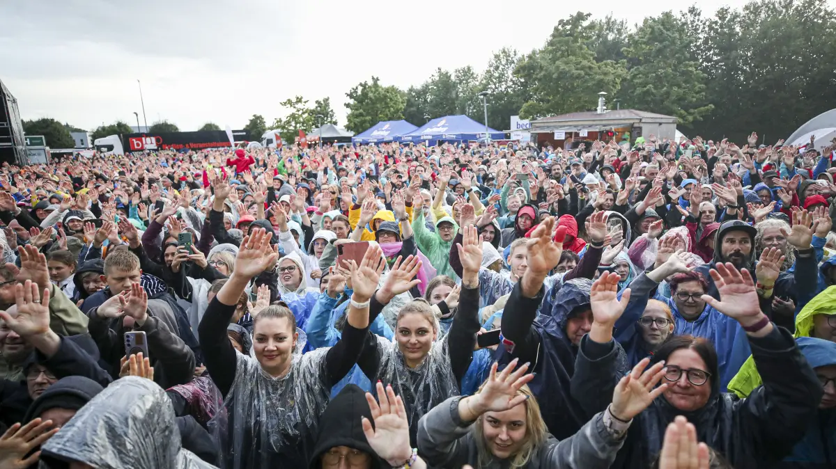 Bei den Sommersound-Konzerten herrscht immer beste Stimmung, egal wie das Wetter ist.