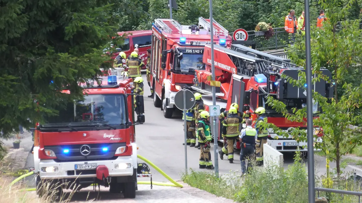 Feuerwehreinsatz in Christophstal