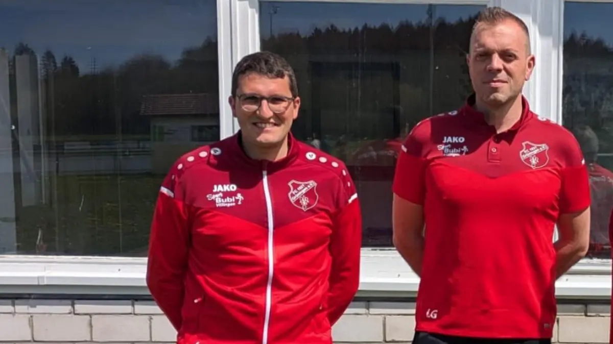 Luis Goncalves (rechts) geht in seine vierte Saison als Trainer beim A-Kreisligisten FC Grüningen. Verstärkung hat er mit Simon Kopfreiter bekommen.