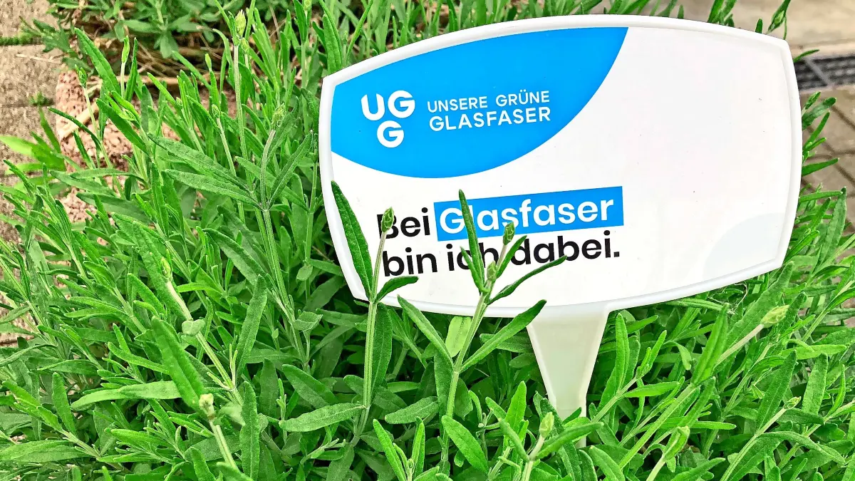 Das Telekommunikationsunternehmen Unsere Grüne Glasfaser (UGG) hat angekündigt, 3516 Adressen eigenwirtschaftlich mit Glasfaser zu erschließen.