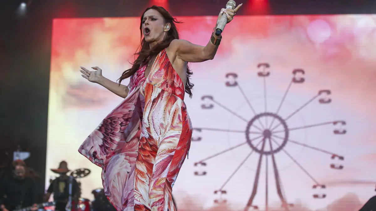 Andrea Berg bezaubert die Schlagerfans 2024.