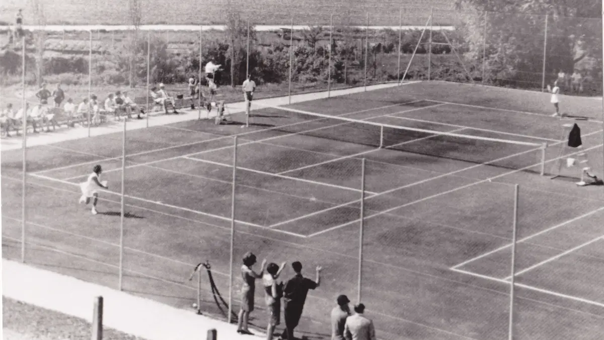 Die Mitarbeiter der Lonza Werke spielten zunächst auf zwei Plätzen.
