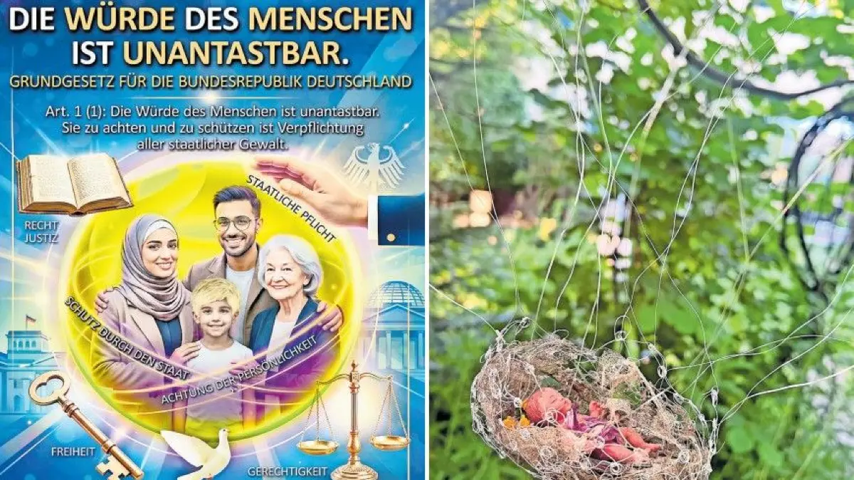 Klaus Burth (links) setzt auf klare Botschaften. Konzepthafte Kunst ist der Ansatz von Dorothea Jöster.