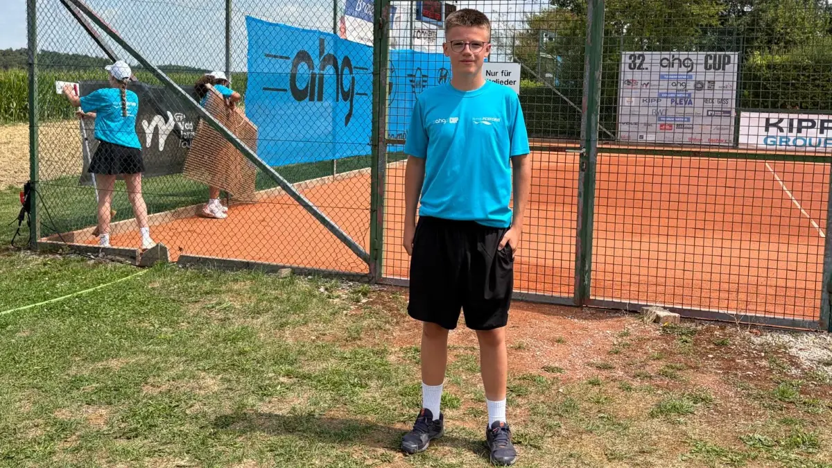 Matti Kosmol hilft gibt sein einigen Jahren sein Kontribut beim AHG-Cup.