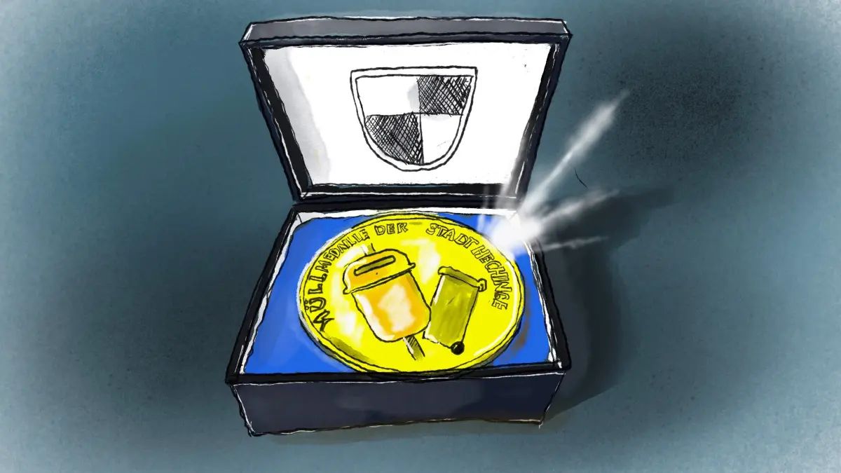 Karikatur Hechingen