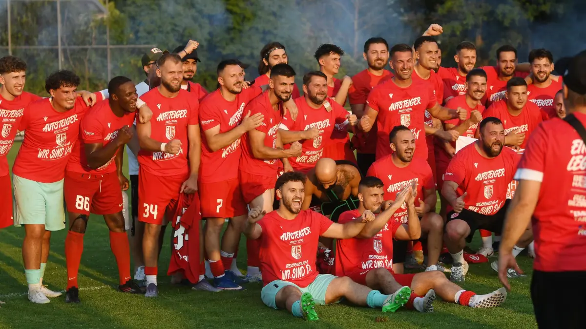 Die Freude bei TGB Lahr nach dem Aufstieg über die Relegation war grenzenlos.
