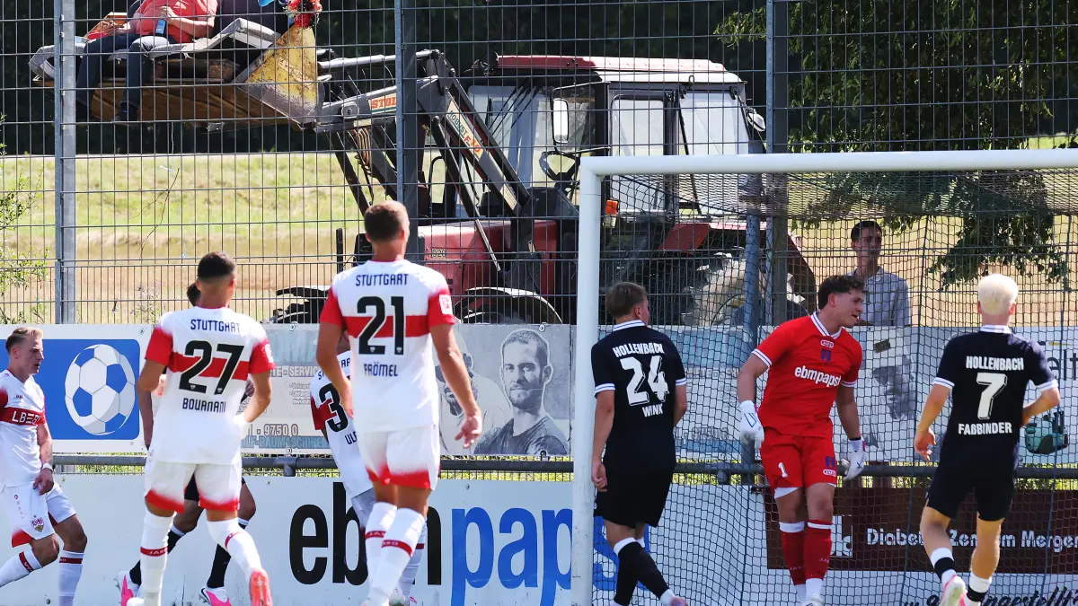 Impressionen vom VfB-Testspiel gegen Hollenbach