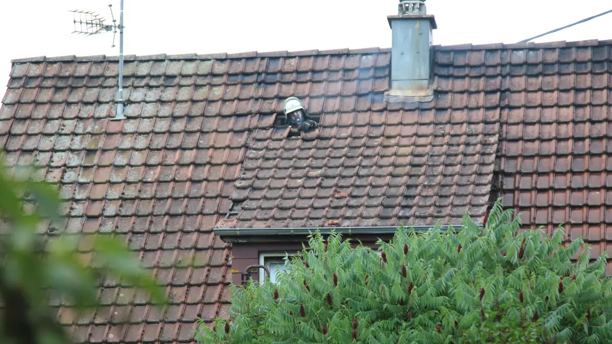 Dachstuhlbrand Zollhaus