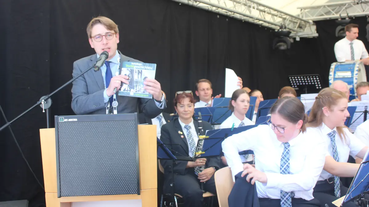 Burladinger Spulenfest Bürgermeister Davide Licht