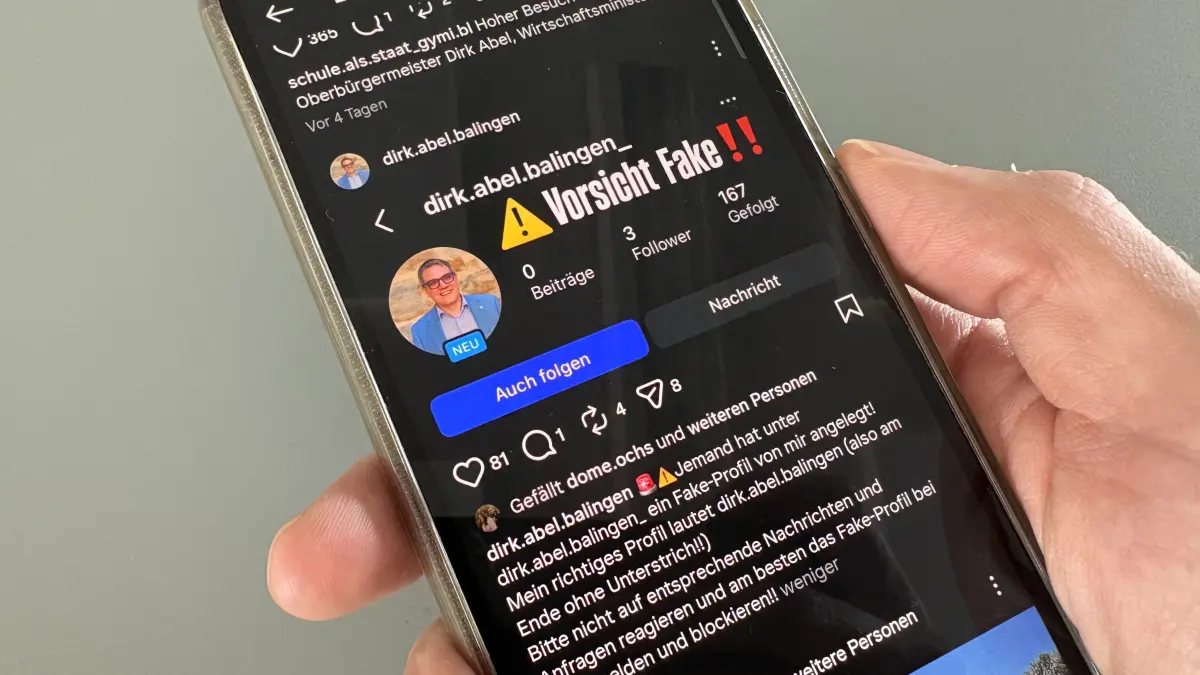Fakeprofil Dirk Abel Instagram