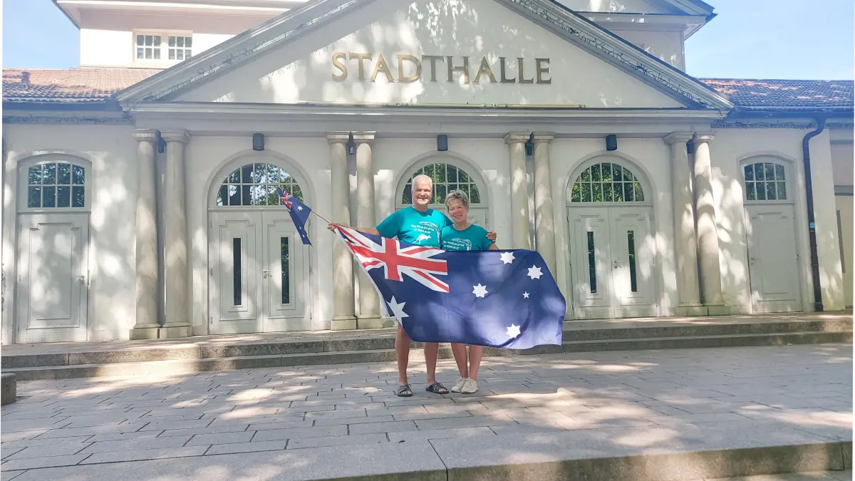 Frieder und Gabriele Heizmann freuen sich auf Gäste, Besucher und Aussteller, die in der Stadthalle zusammenkommen. Foto: Reinhard