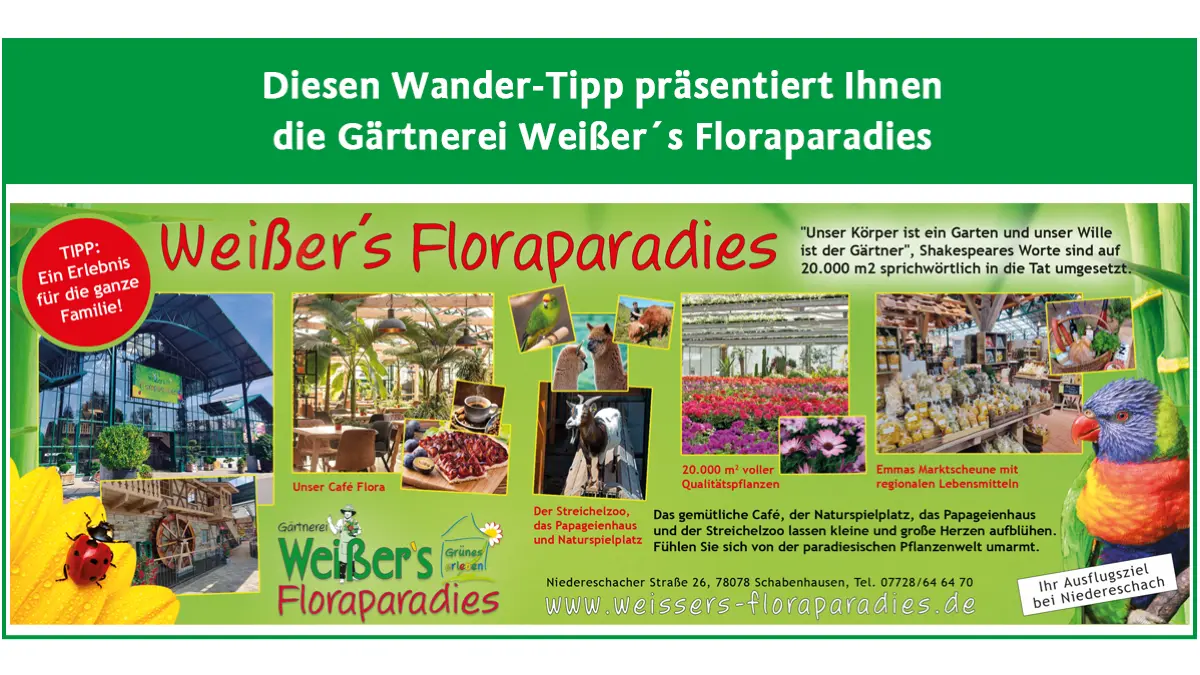 Weißer´s Floraparadies in Schabenhausen.