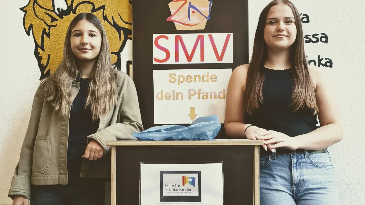 Schüler der Zellerschule sammeln über aufgestellte Pfandboxen Geld für gemeinnützige Zwecke