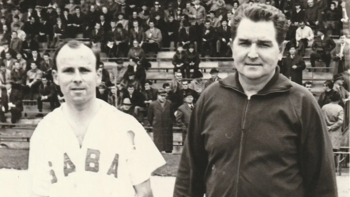 Mit Toni Turek (rechts), dem Torwart der Weltmeisterelf von 1954, verband Herbert Czerny eine enge Freundschaft.