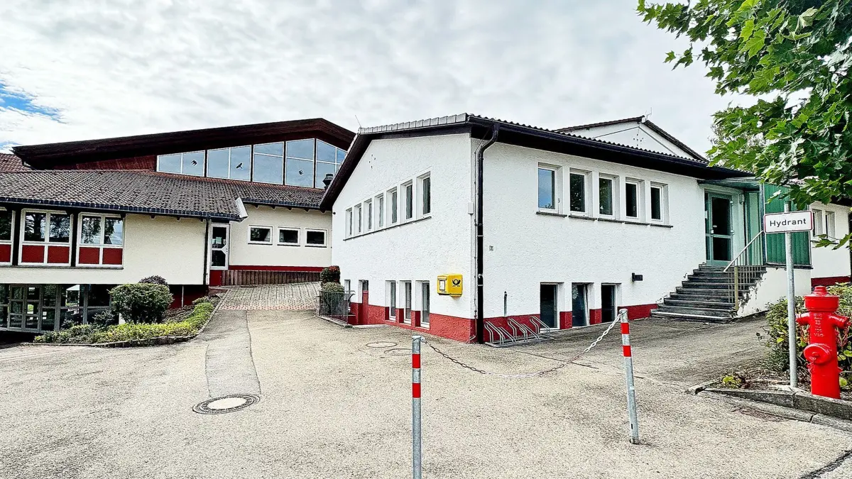 Die Turn- und Festhalle in Lauffen.