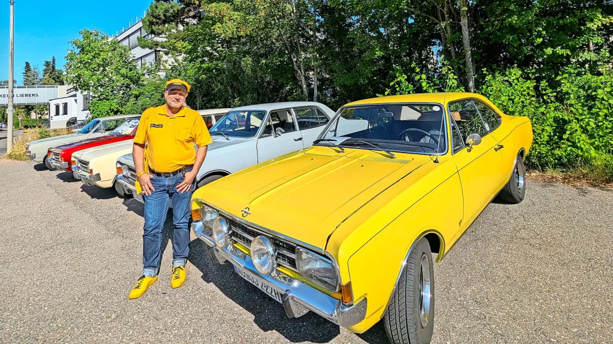 Stephan Kienzler hatte ein Typgruppentreffen der Alt‑Opel‑IG veranstaltet. Mit der Veranstaltung zeigte sich der Schwenninger sehr zufrieden.