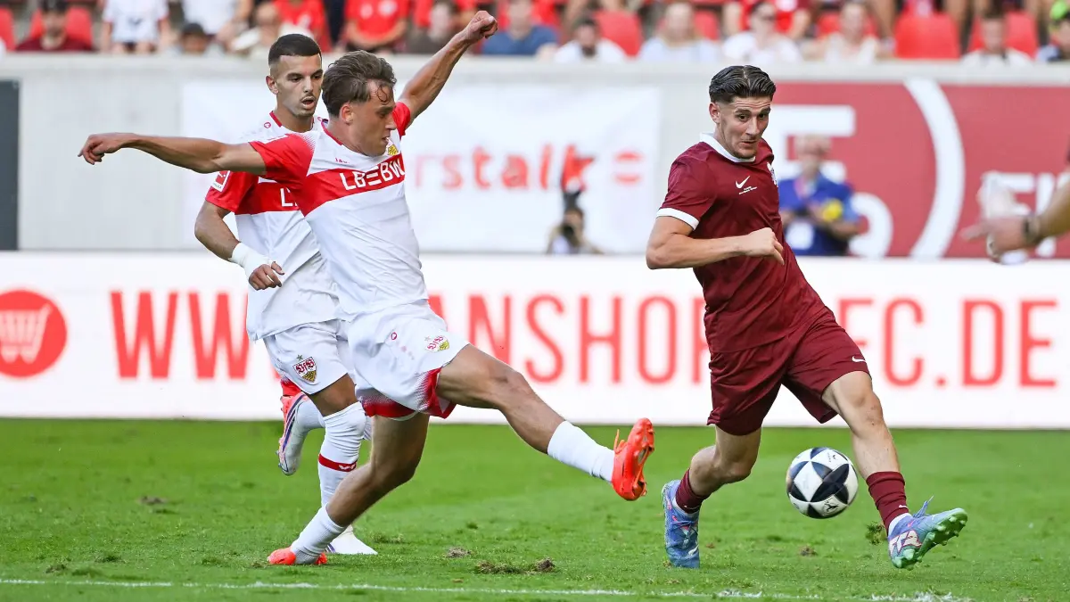 Impressionen vom VfB-Test in Offenbach