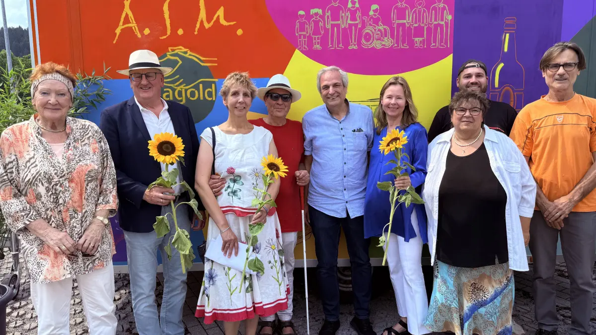 Der neugestaltete Imbisswagen der ASM bildet einen echten Blickfang.