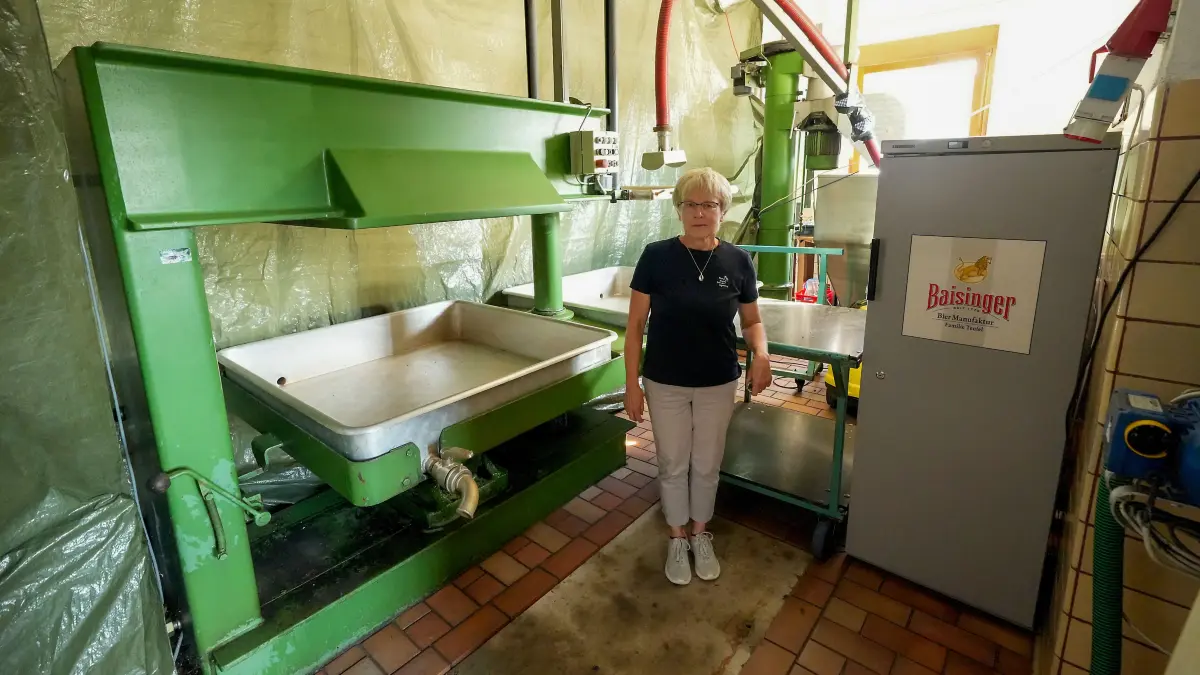 Eine komplette Mosterei steht in Altheim zur Verpachtung.