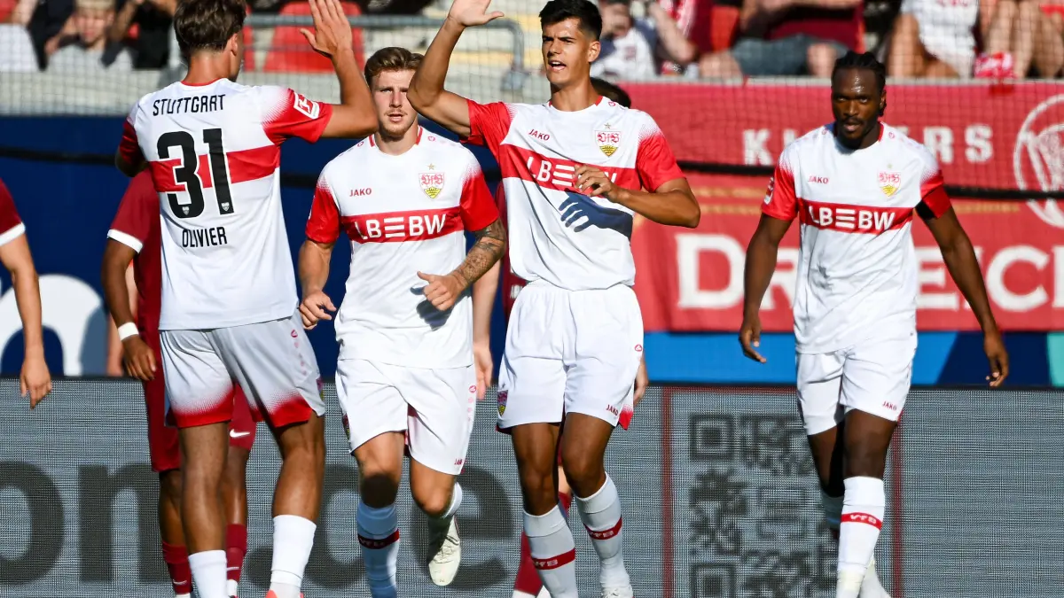 Impressionen vom VfB-Test in Offenbach