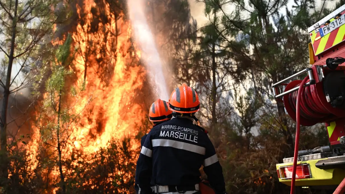 Waldbrände in Frankreich