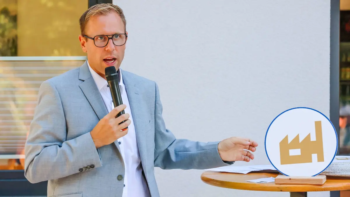 Ferdinand Truffner sagt auch, wie sich der Wirtschaftsstandort Empfingen entwickeln soll. (Archivbild)