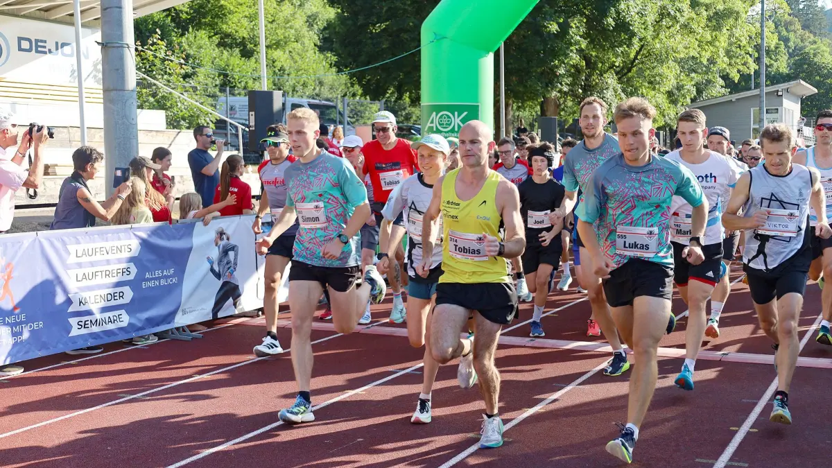 In Sulz ist der neunte Firmenlauf gestartet worden.