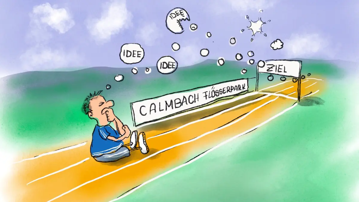 Für den Calmbacher Flößerpsrk kann nun ein Ideenwettbewerb in die Wege geleitet werden, dem Hat der Bad Wildbader Gemeinderat nach kontroverser Debatte zugestimmt. Muss sicher spannend aussehen, wenn so Ideen um die Wette flitzen.